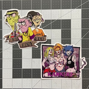 Ed, Edd & Eddy/Kanker Sisters Sticker Pack