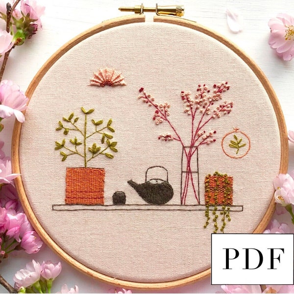 Broderie Serene Spring - Téléchargement numérique - PDF - Craftpod