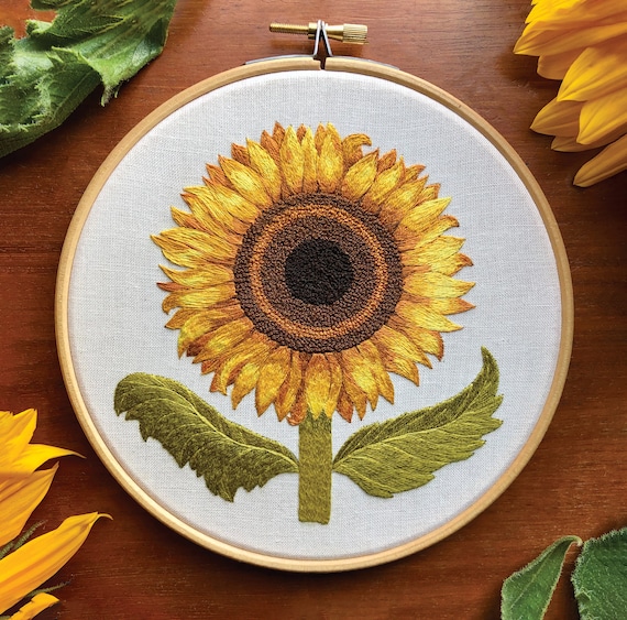 Sunflowers Embroidery Kit Sunflowers Embroidery Kit