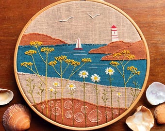 Summer 2025 Craftpod - Brittany Beach Appliqué and Embroidery