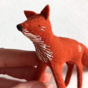 Felt Fox Kit Soft Sculpture Sewing Craftpod zdjęcie 2