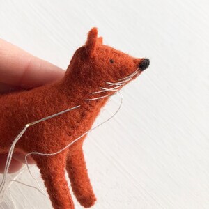 Felt Fox Kit Soft Sculpture Sewing Craftpod zdjęcie 3