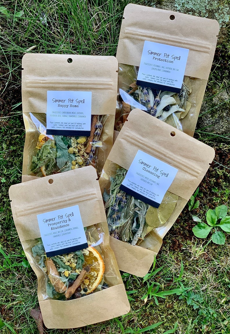 Simmer Pot Spells Simmer Kit Metaphysical Supplies Etsy