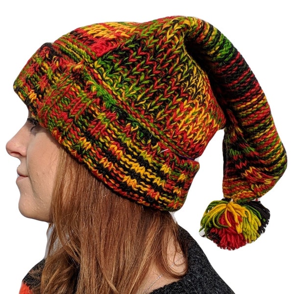 Fair Trade "Jamaica Shores" Korean Multi Wool Fleece Lined Hat