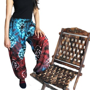 Fair Trade Circle Tye Dye Baggy Balloon Trousers  TDP902