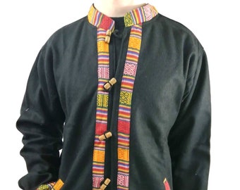 Fairtrade Nepal Trim Felt Jacket