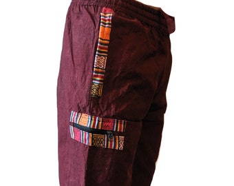 Fair Trade Medium Weight Cotton Shorts Nepal Trim (Available in 4 colours)