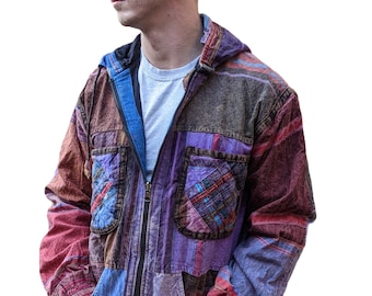 ジャケット・アウター ETHNIC PATCHWORK DESIGN NOCOLLAR JACKET il_340x270.3438812724_lm75.jpg