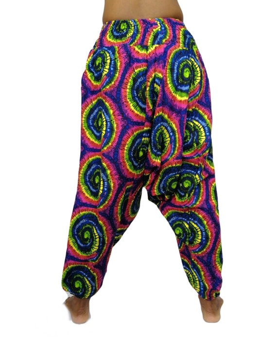 UNISEX Fair Trade Tie Dye AfghanHareem Trousers P202