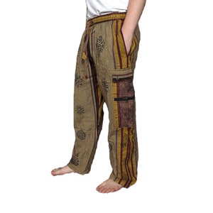 Pantalon cargo en coton Shyama résistant poche dans une boîte Fairtrade P702 Marron