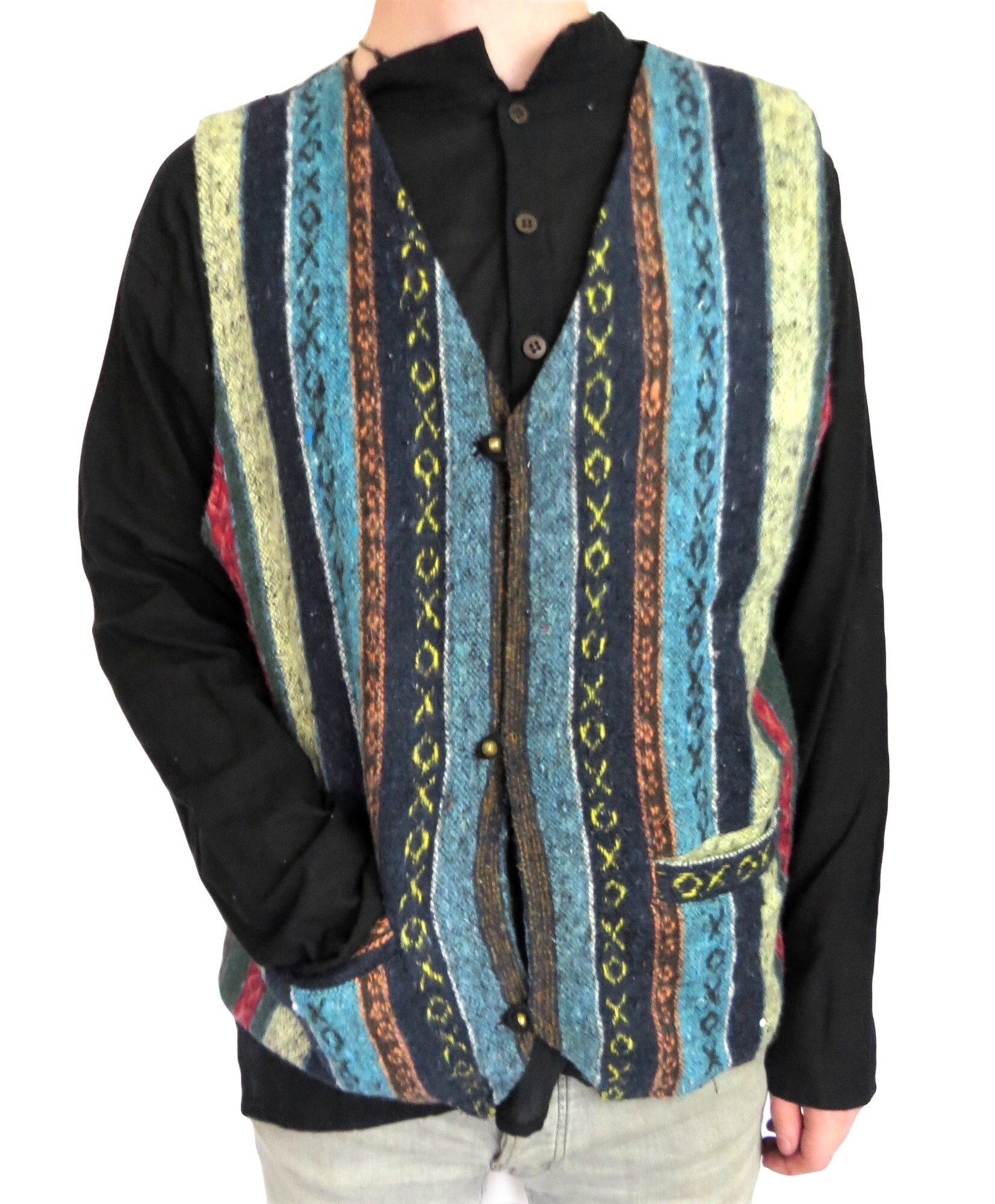 Image of Fairtrade Brush Cotton Waistcoat