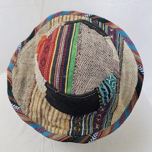 Fairtrade Hemp Cotton Patch Flexible Brim Hat H3