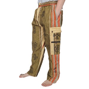 Pantalon cargo en coton Shyama résistant poche dans une boîte Fairtrade P702 Light Green