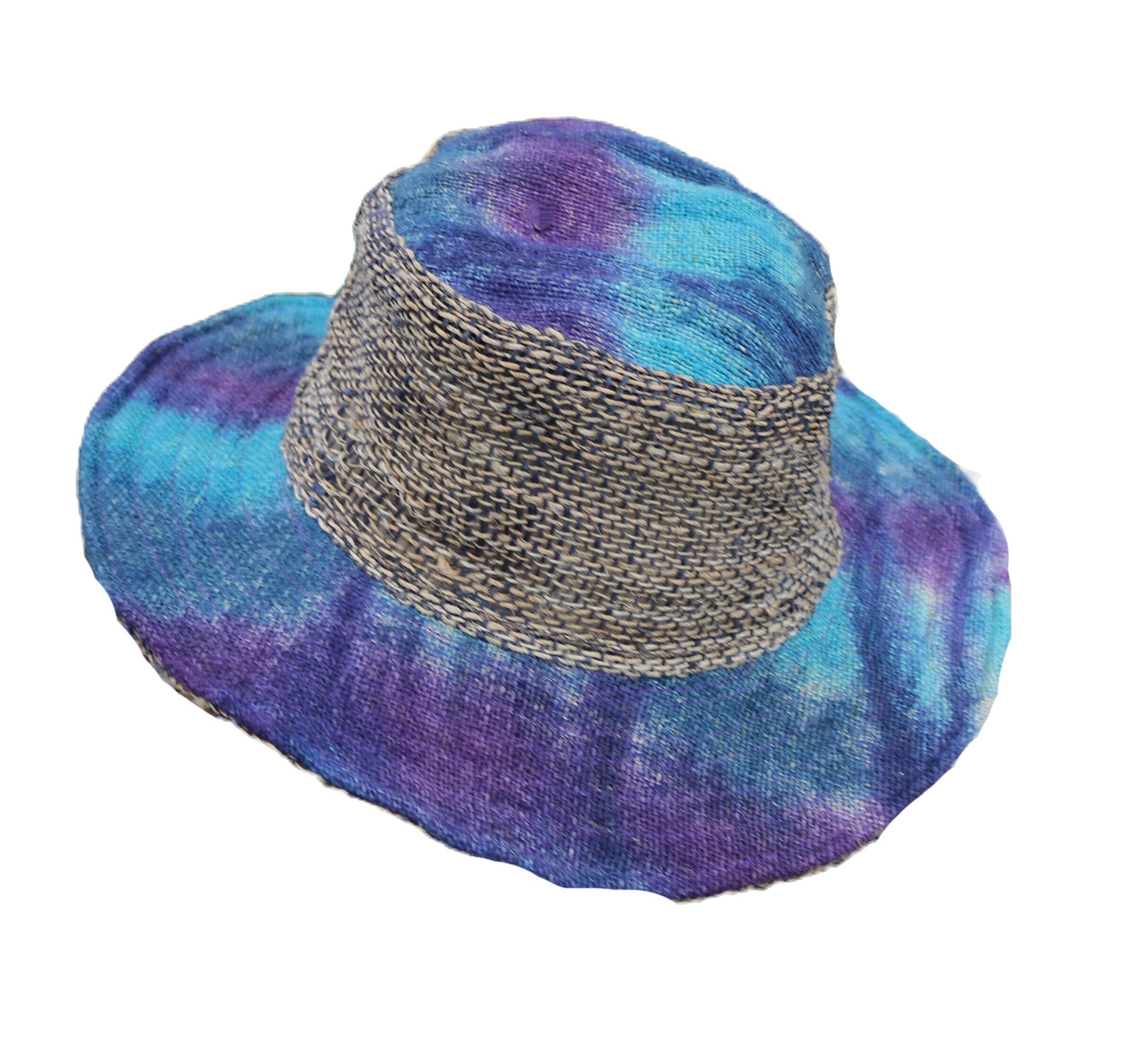 Hemp Blue Tie Dye Bucket Hat Hemp Blue Tie Dye Bucket Hat