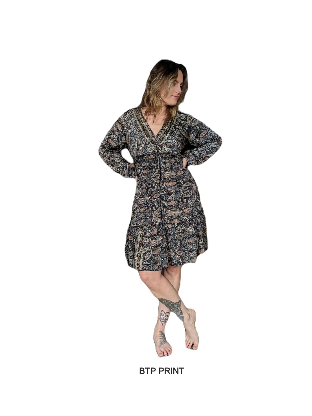 fair trade silk dress Silk Moondance Caftan in Mint Dream - Fair Trade by Kantha Bae