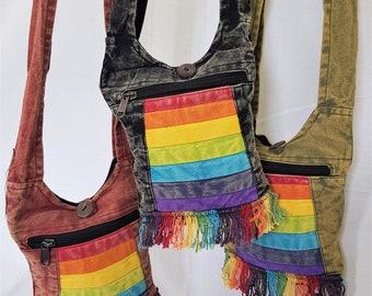 Fairtrade Rainbow Small shoulder bags