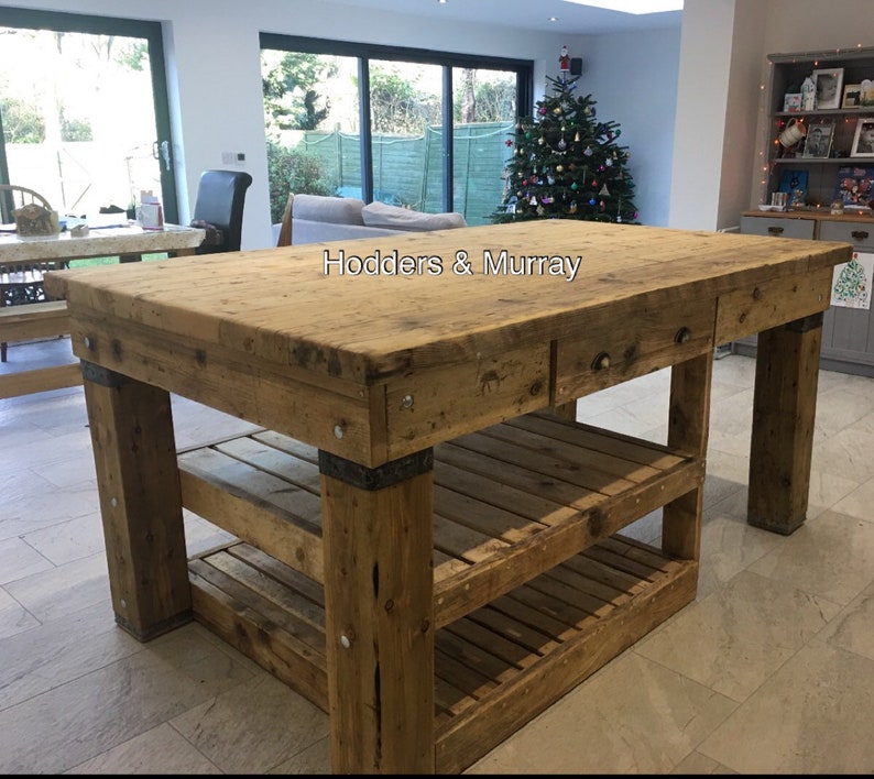 Handmade Kitchen Islands Etsy