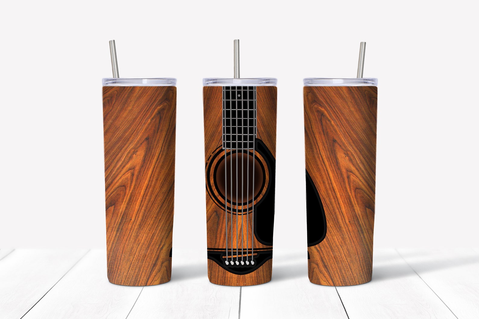 Ready to press sublimation tumbler print/Tumbler wrap/ Guitar Etsy