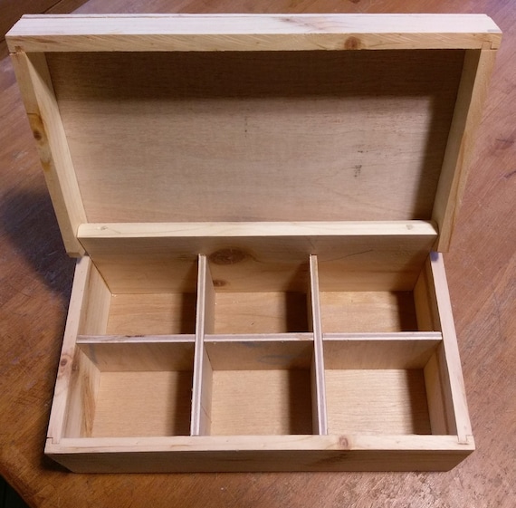 Unfinished wood clearance boxes
