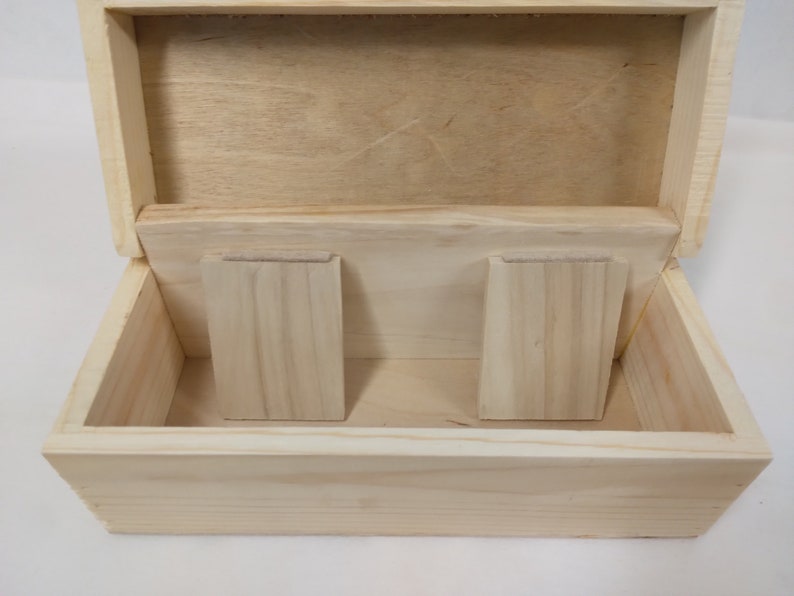 SALE Unfinished Wood Box narrow Size Etsy
