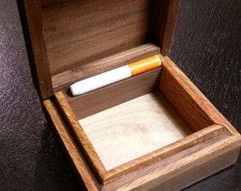Luxury Wood Trinket Box Walnut / Oak