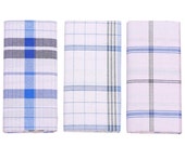 Men 39 s Wear Cotton White Checkered Lungi Dhoti Mundu Sarong Combo of 3 Pieces, Size-2.0 meters Swimwear
