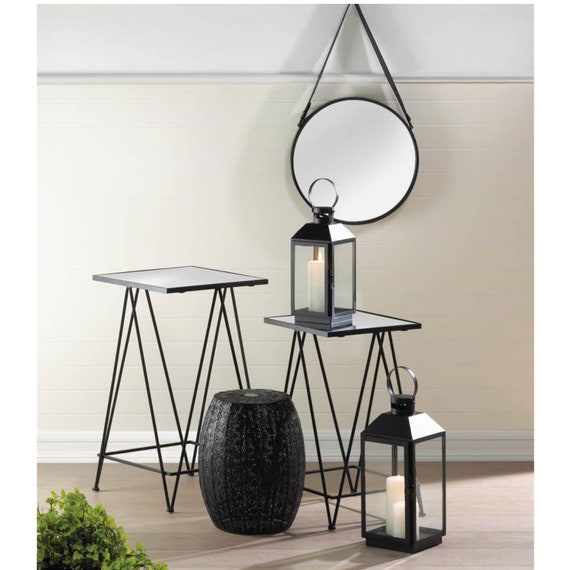 Modern Square Glass Tables Perfect Side Tables For Small Spaces Home Decor Home Design Living Room Design Living Room Decor Indoor Interior