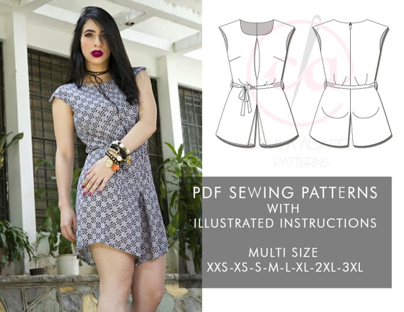 short sleeve summer jumpsuit