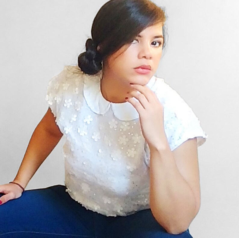 Lace Blouse PDF Sewing Pattern Short Sleeve Blouse Sewing Etsy Canada