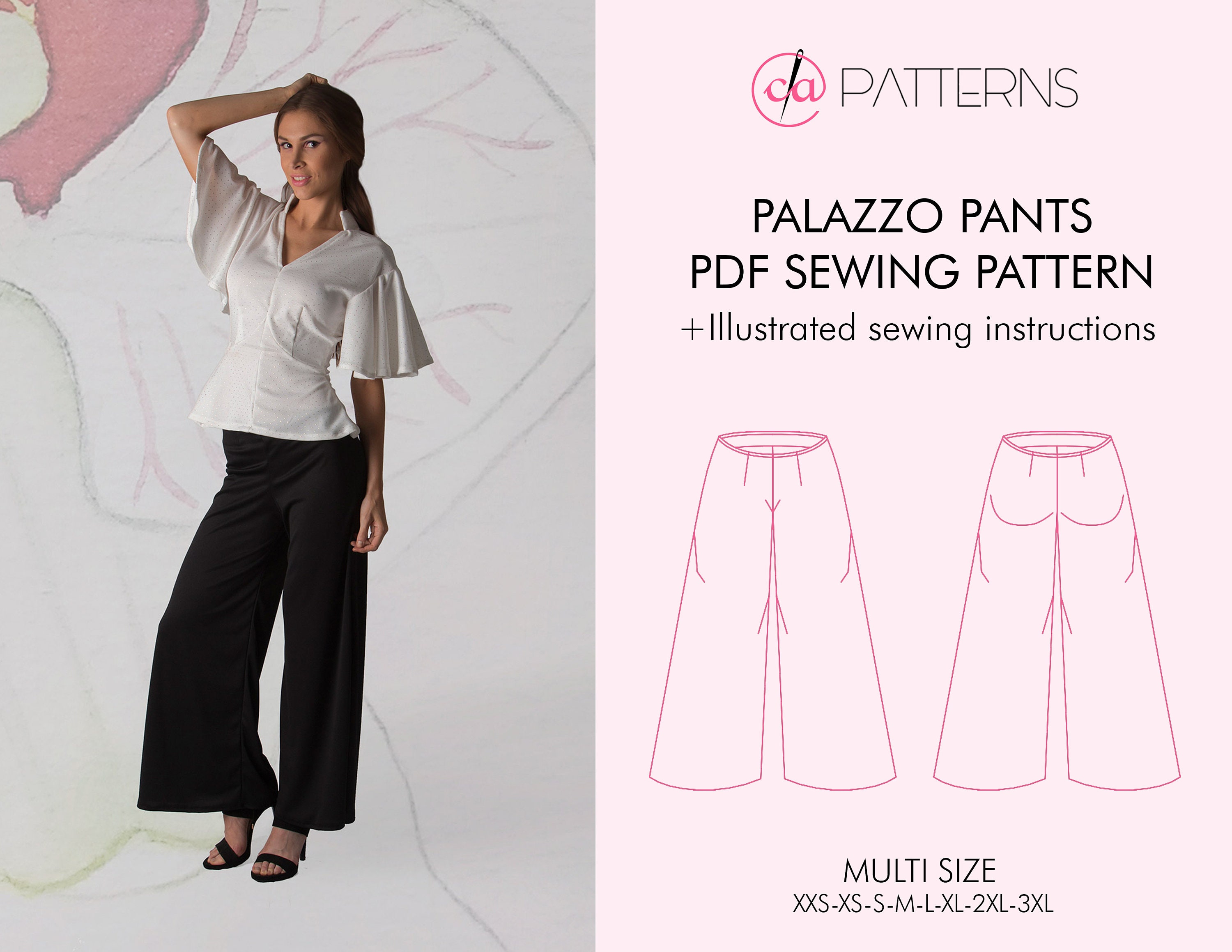 35+ Palazzo Pants Sewing Pattern Wool - Gabrielsuwarto