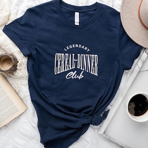 Funny Cereal Shirt, Breakfast Lovers, Cereal for Dinner, Funny Foodie Shirt, Funny Club Shirt, cereal lover gift, funny dad cooking