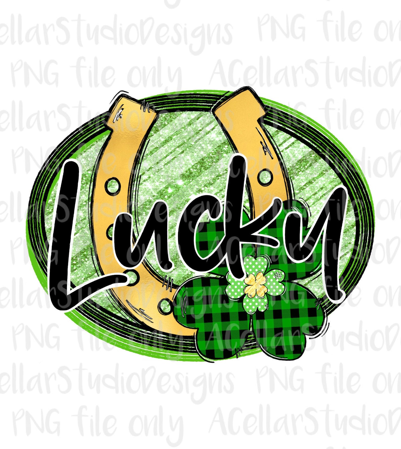Digital Download lucky Printable Design-hand Drawn - Etsy