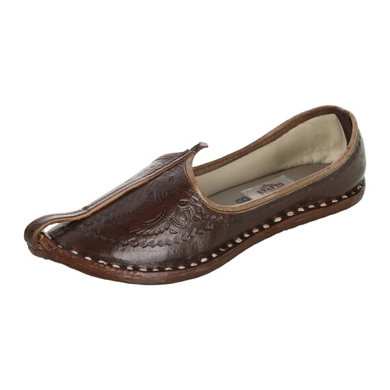 Traditional Men\'s Brown Leather Jutti - Handcrafted Slip-On Men main image 3