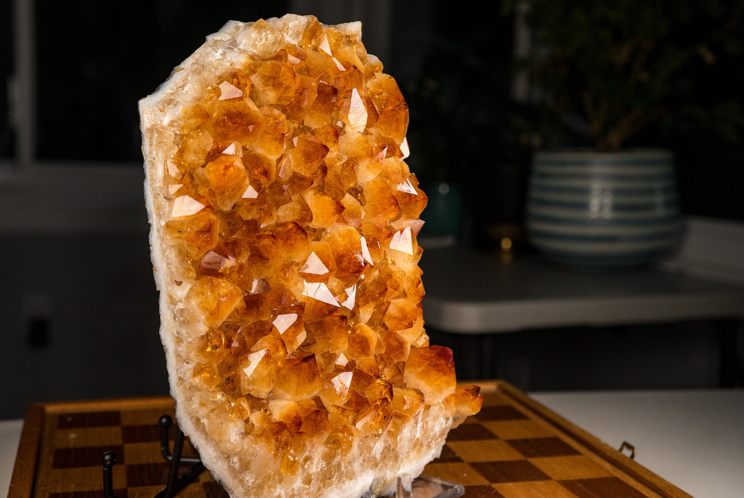 Orange Citrine Cluster Citrine Quartz Crystal High Quality Etsy