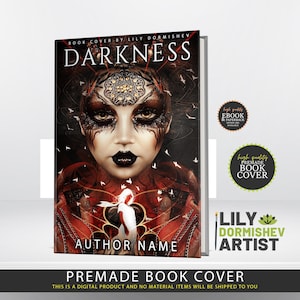 Dark Fantasy Devil Premade Book Cover  Haunting Ebook & Paperback Design | Gothic Cover Art | Kindle KDP Cover | Digital Product for Authors