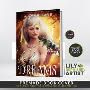 Dragon Mother Fantasy Premade Book Cover – Stunning Ebook & Paperback Design | Kindle KDP | Digital Product for Authors