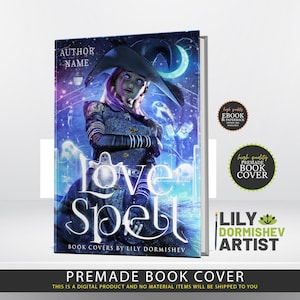 Witch Hunt Fantasy Premade Book Cover Ebook & Paperback Design | Magical  Cover Art | Kindle KDP Cover | Digital Product for Authors