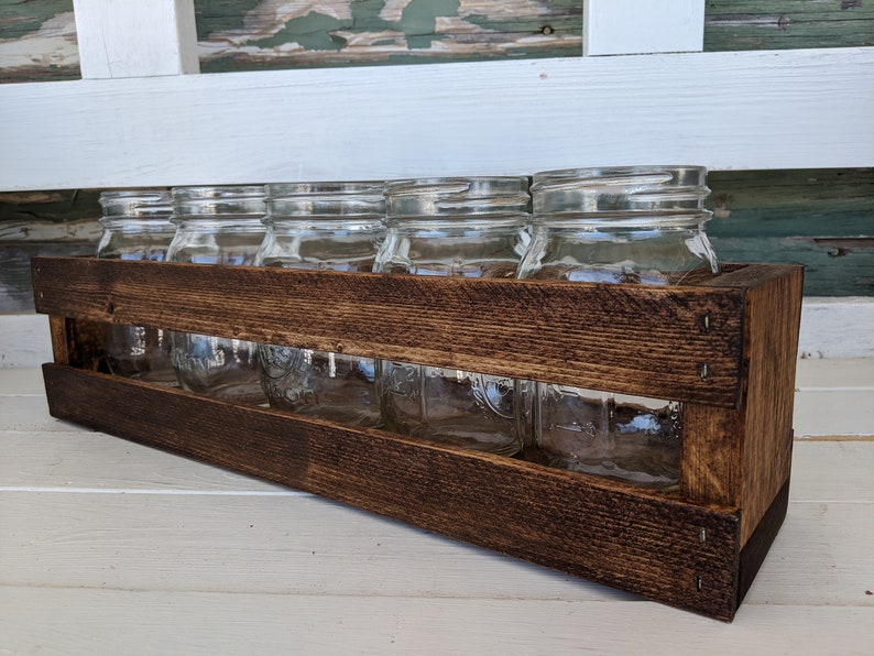 5 Pintsized Mason Jar Holder and Centerpiece 17.5 Etsy Canada