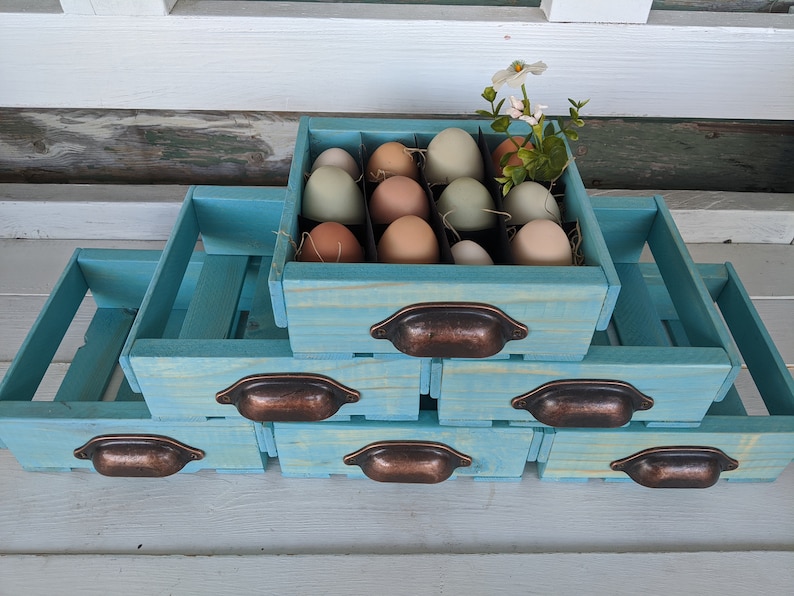 Bulk Pack of 6 Colored or Natural Wooden Egg Crates Holds up Etsy