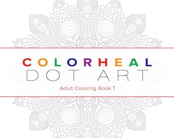 DOT ART Mandala Book 1 Digital Adult Coloring book