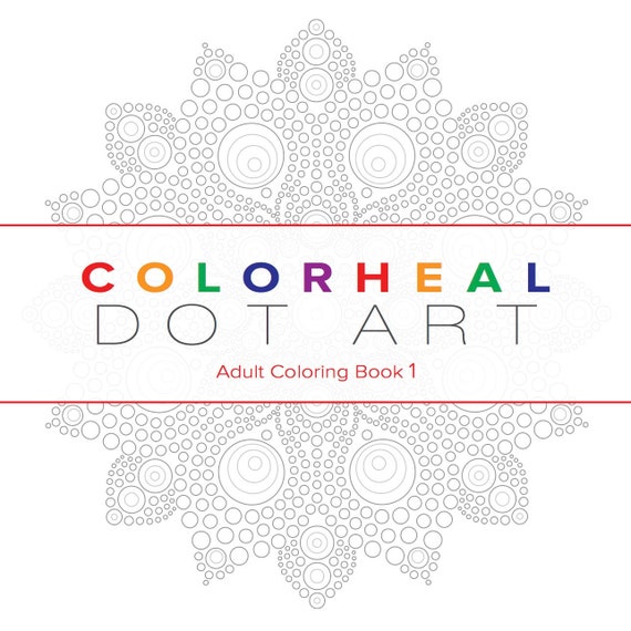 DOT ART Mandala Book 1 Digital Adult Coloring book
