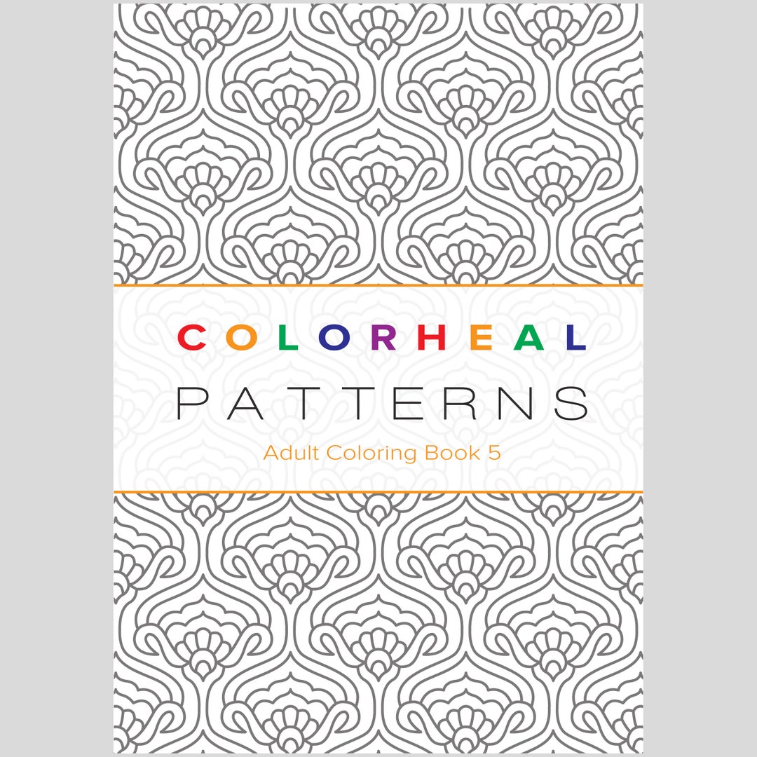 PATTERNS Coloring Book 5 Digital Book New Edition - Etsy