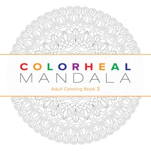 MANDALA Adult Coloring Book 3