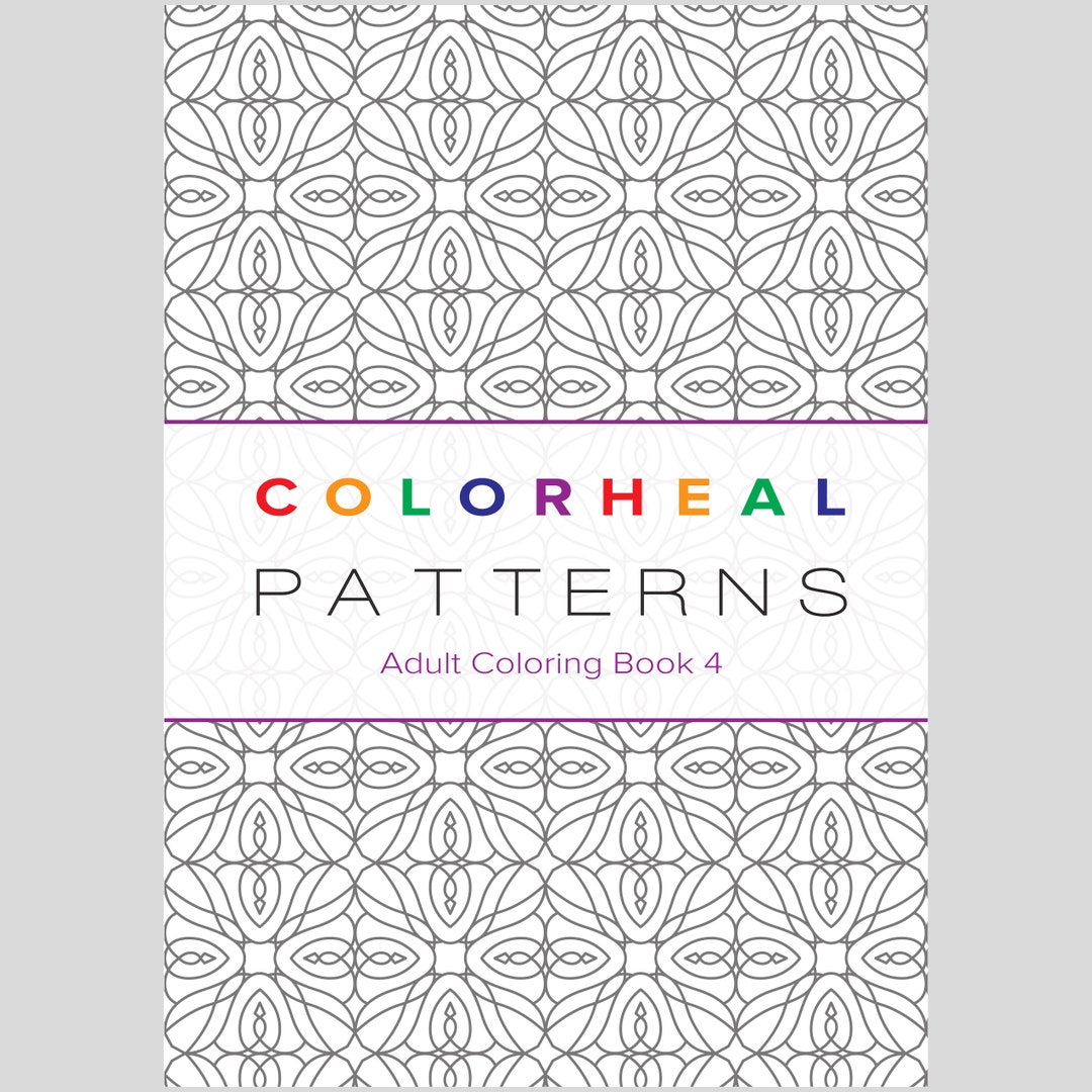 PATTERNS Coloring Book 4 Digital Book New Edition - Etsy