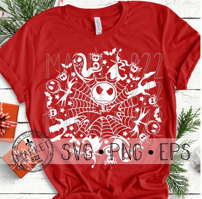 Download Nightmare Before Christmas Mandala Jack Skellington | Etsy