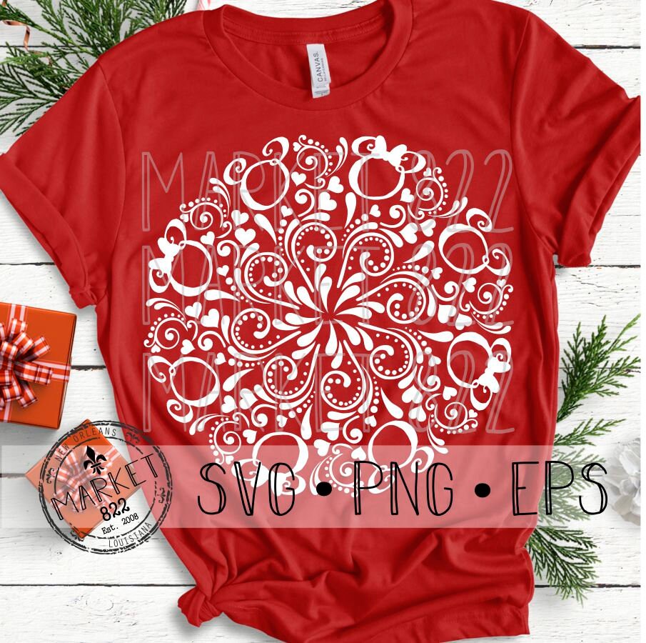 Download Mickey and Minnie Mandala Cut Files Print File SVG PNG | Etsy