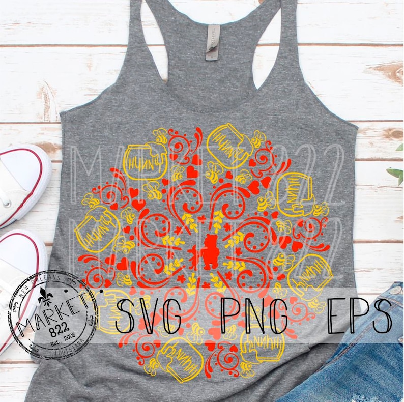 Download Eeyore Mandala Svg Printable - Free Layered SVG Files