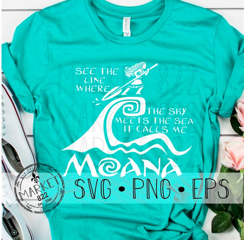 Moana It Calls Me SVG PNG EPS Cutting Files Print File Etsy