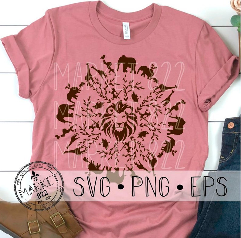 Download Animal Kindgom Mandala Lion King Mandala Cut Files Print ...