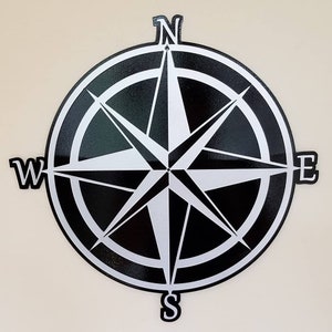 Nautical Compass Star (2x layered)